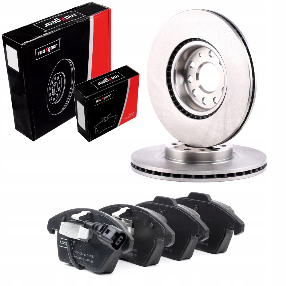 фото №1, Тормозные диски+ тормозные колодки перед vw eos golf v vi jetta iii