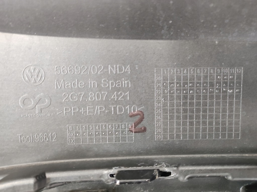 фото №8, Бампер задняя задний vw taigo r-line 2g7807421 2g7807521e