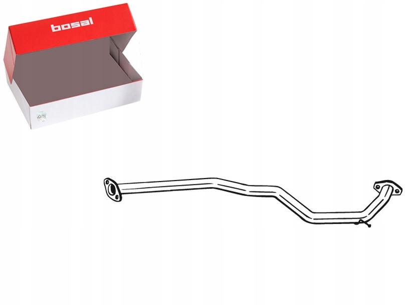 фото №1, Труба вихлопна середина mazda 5 2.0d 02.05-05.10 bosal