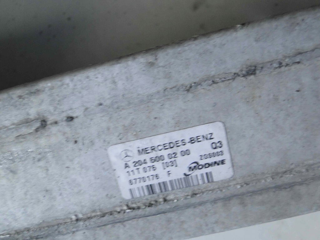 фото №8, Mercedes glk x204 204 радіатор інтеркулер