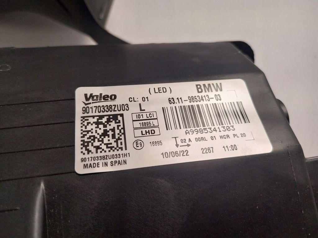 фото №9, Bmw i3 i01 lci lift лампа левая правая перед передняя full led europa nowa