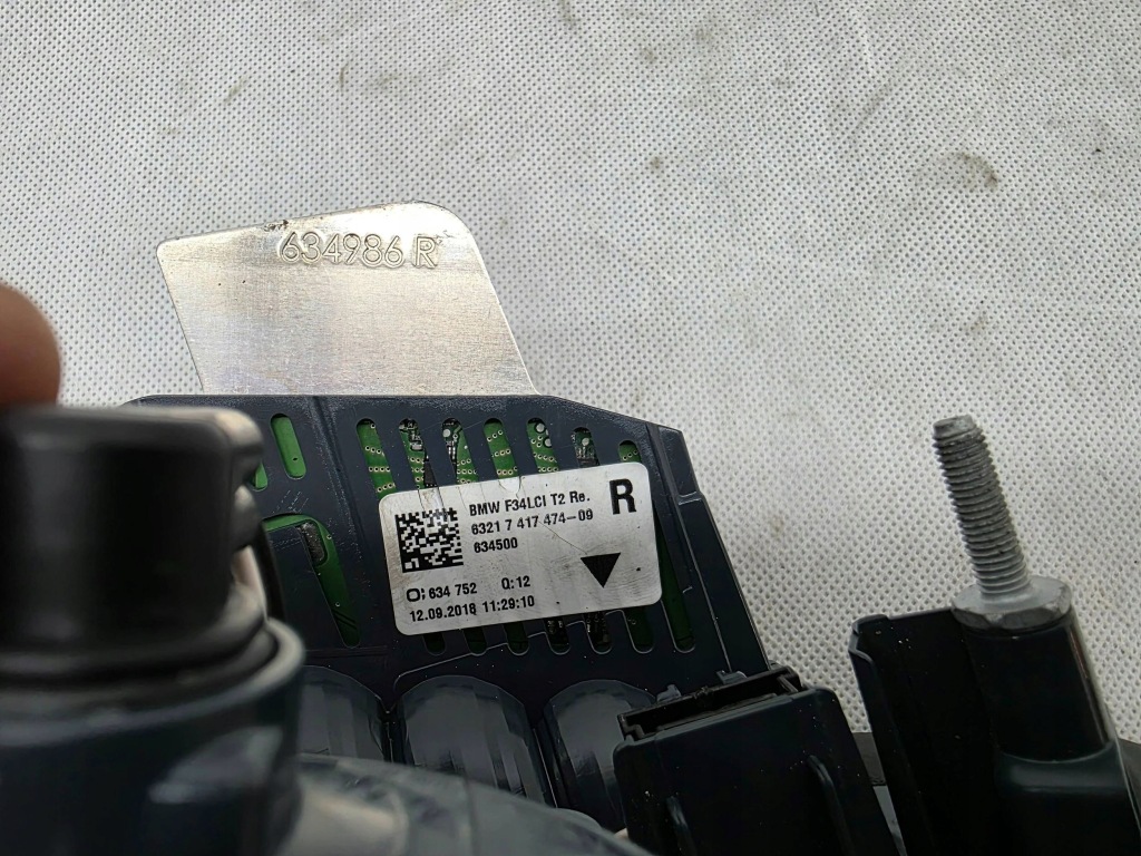 фото №6, Bmw 3 gt f34 lci lift лампа задняя задняя правая w крышка led 7417474