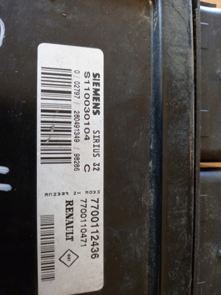 фото №3, Блок управления renault clio ii 1.2 s110030104c 7700112436