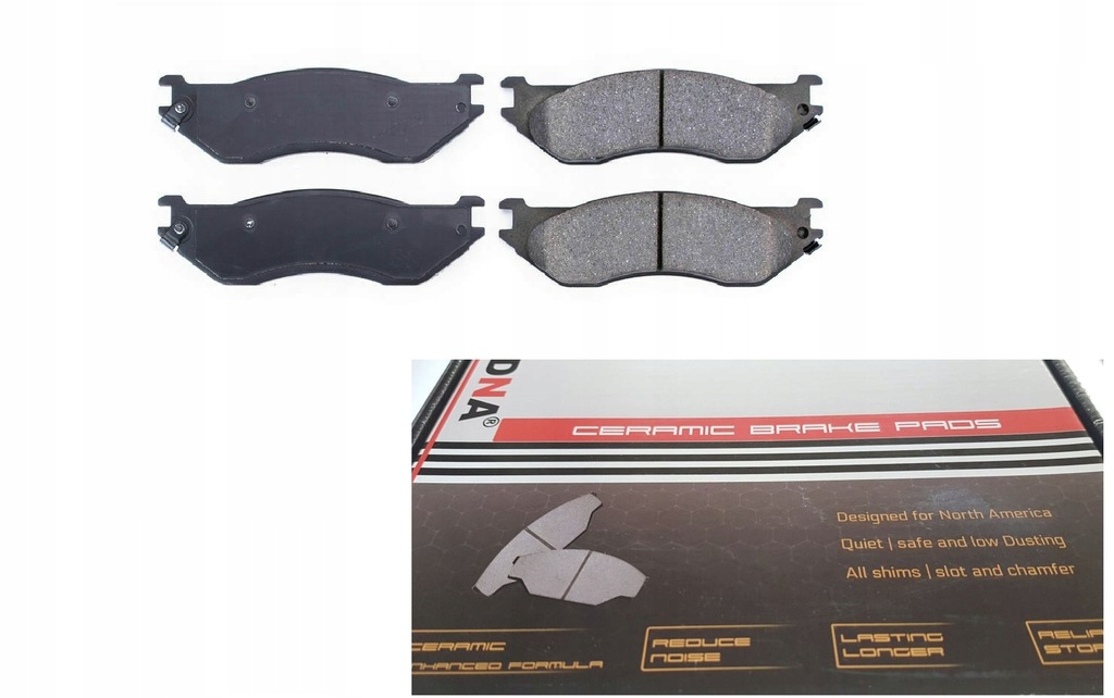 фото №1, Тормозные колодки перед dodge durango ram 1500 navigator expedition 1997 - 2005