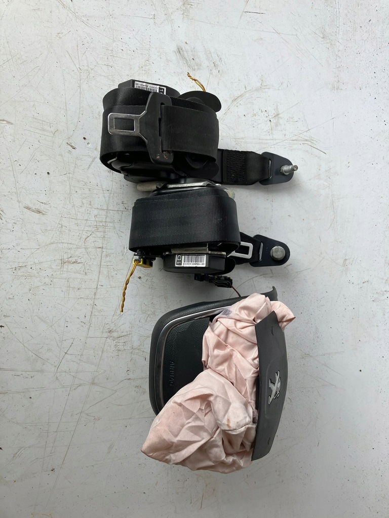 фото №1, Ремни перед подушка peugeot 508