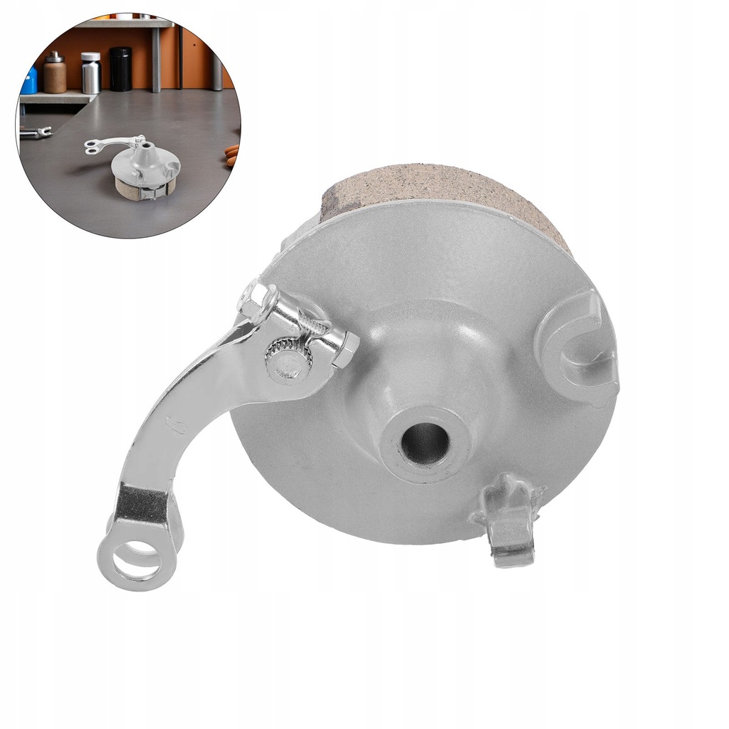 фото №15, Гальмо барабанний skutera електричний ze стоп-сигнал срібла захист передньої ступиця