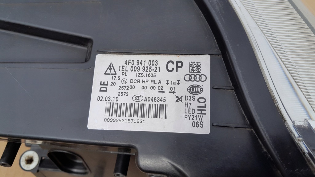 Купить Левая фара передняя фара перед bixenon led 4f0941003cp audi a6 c6 рестайлинг