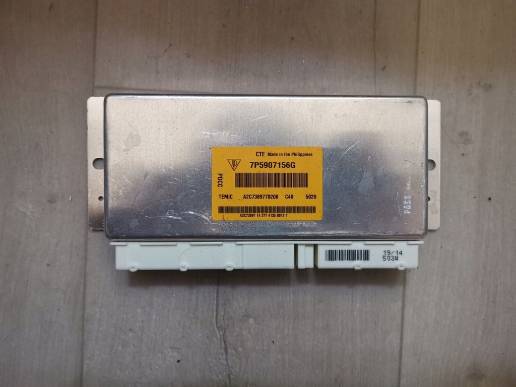 фото №1, Porsche cayenne модуль temic 7p5907156g