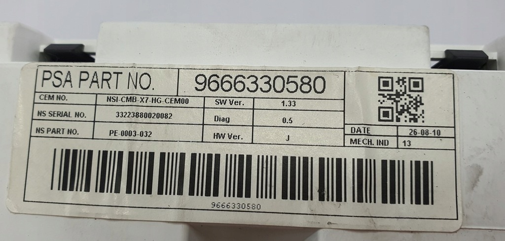 фото №7, Счетчик citroen c5 iii x7 hdi 9666330580 euro