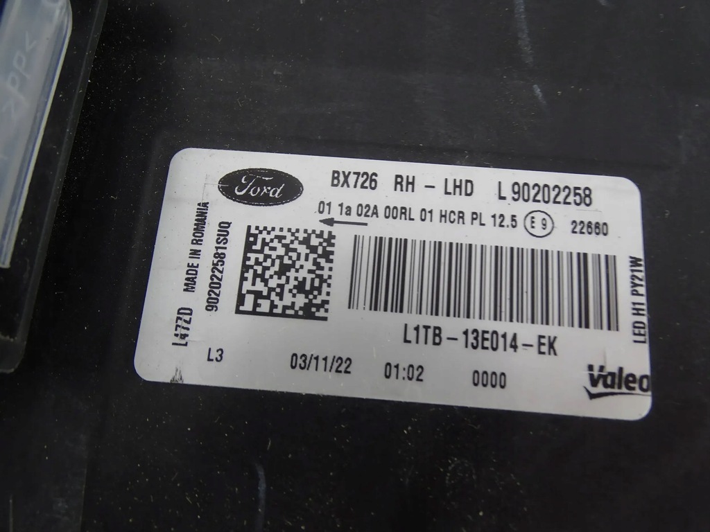 фото №8, Лампа ford puma l1tb-13e014-ek