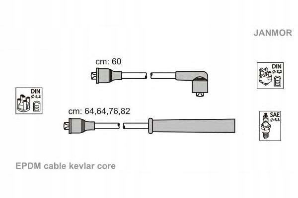 фото №2, Провода зажигания kpl. ford janmor