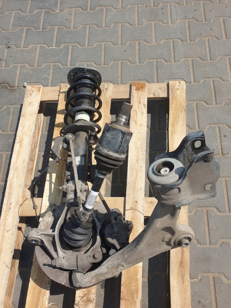 фото №7, Range rover evoque l538 поворотний кулак лівий перед привідний вал gj32-3b437-cb важіль