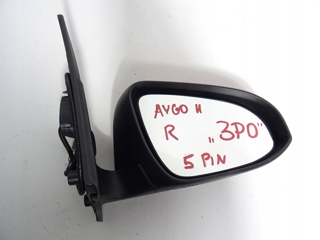 фото №11, Toyota aygo ii зеркало правое 5 pin 3p0