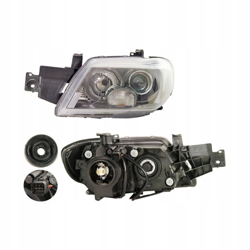 фото №1, Фара лампа левый mitsubishi outlander 2005-03.2007