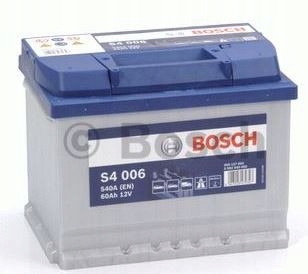 фото №1, Аккумулятор автомобильный 60ah/540 p+ s4 bosch