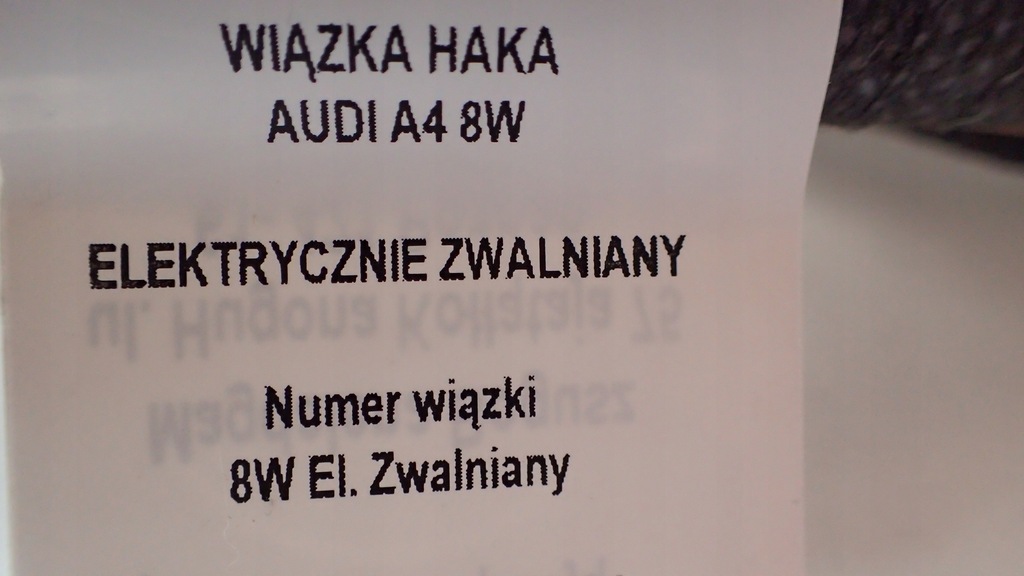 фото №10, Nowa джгут фаркоп audi a4 8w + кнопка + модуль