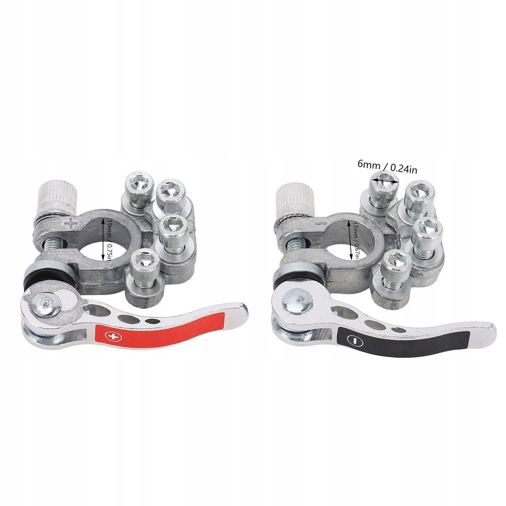 фото №8, Клеммы do аккумулятор суппорты универсальные 2szt