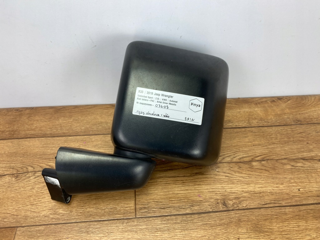 фото №7, Зеркало наружное левая 5 pin jeep wrangler iv jl 2018+ usa