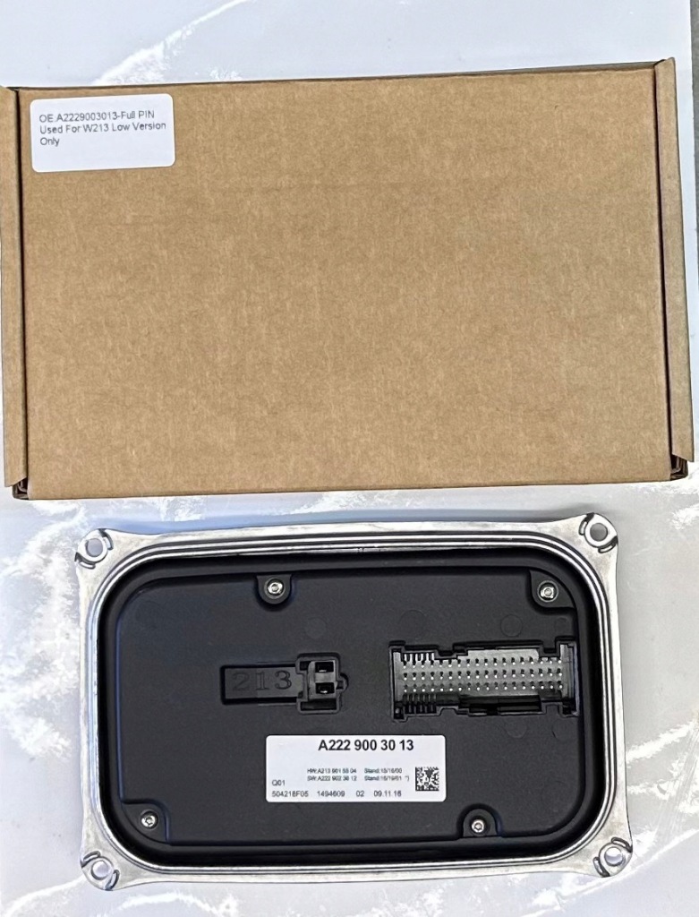 фото №3, Модуль перетворювач led лівий правий do фара mercedes w213 a2229003013