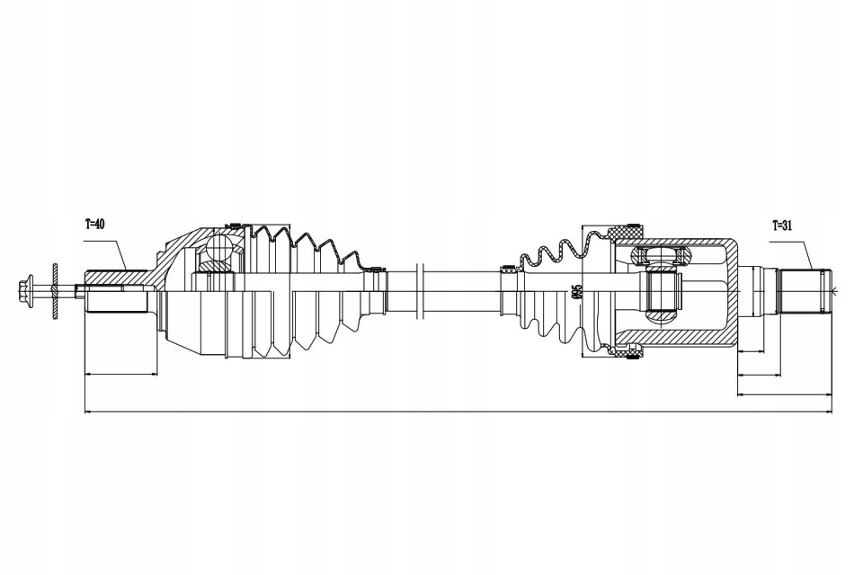 фото №5, Привідний вал привідна ліва volvo s60 ii d3 d4 d5 10-15