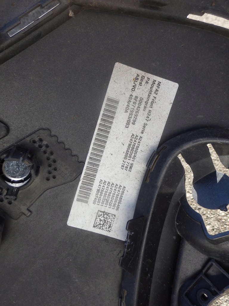 фото №11, Бампер решётка радиатора перед передний mercedes h247 gla ii 2020-