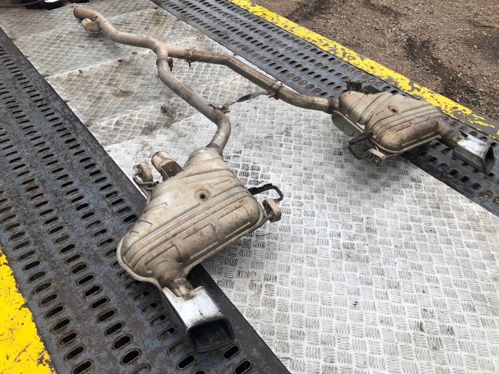 фото №6, Mercedes ml w164 выхлоп гаситель конечный правый левый труба 3.0 cdi v6 kpl bdb