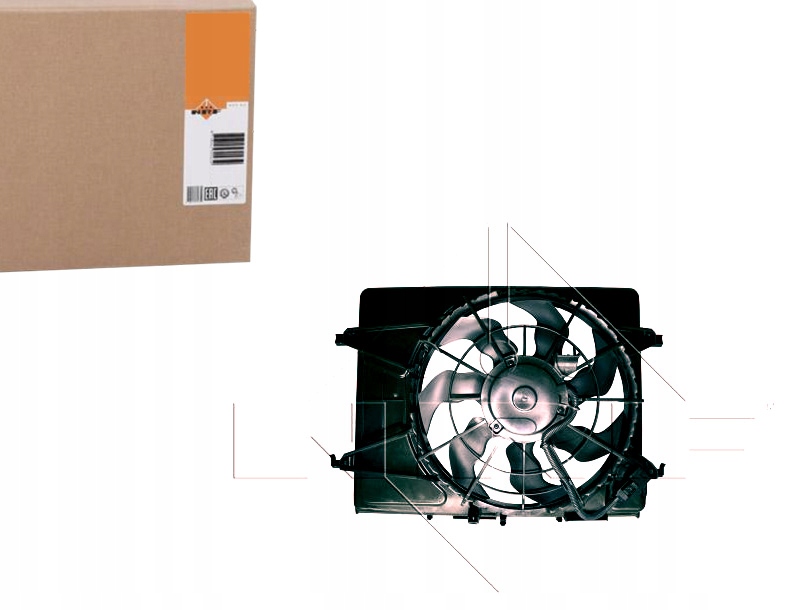 фото №1, Вентилятор радиатора hyundai i30 1,6 07- nrf