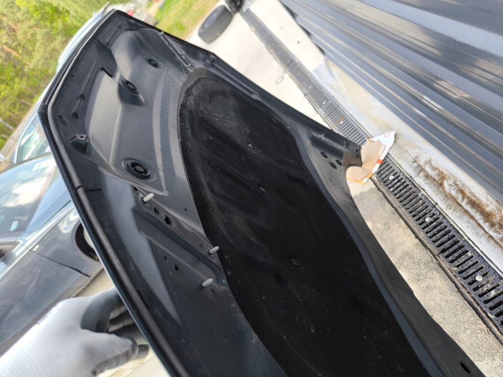 Капот крышка двигателя audi a4 b9 8w оригинал lx7r !!! Оригинал