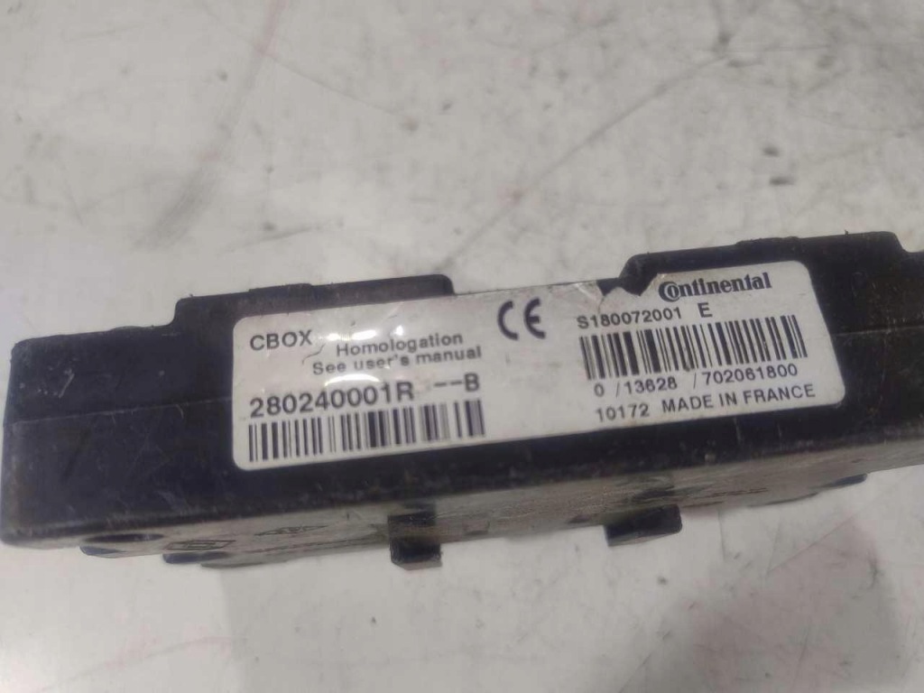 фото №4, Модуль блок управления навигации cbox renault megane iii 280240001r