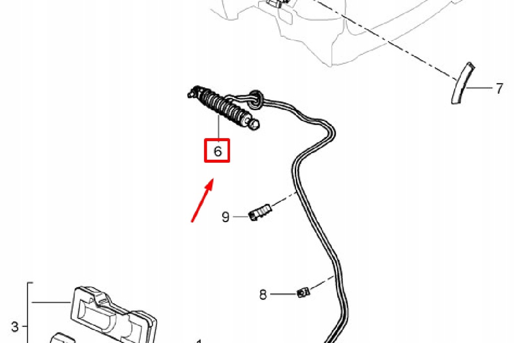 фото №8, Porsche cayenne 9pa цилиндр задний крышки новый оригинальный 95551238300