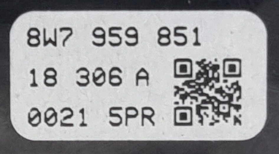 фото №8, Перемикач відкривання вікон audi a5 cabrio 8w7959851