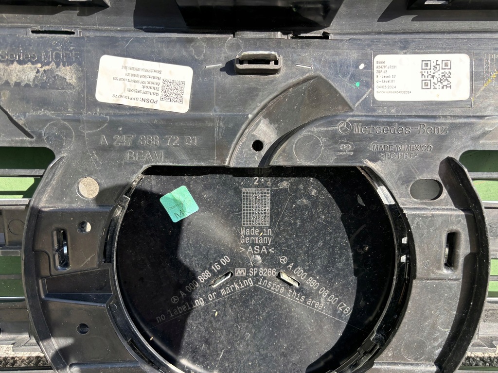 фото №14, Mercedes glb x247 247 lift решітка радіатора решітка радіатора решітка радіатора