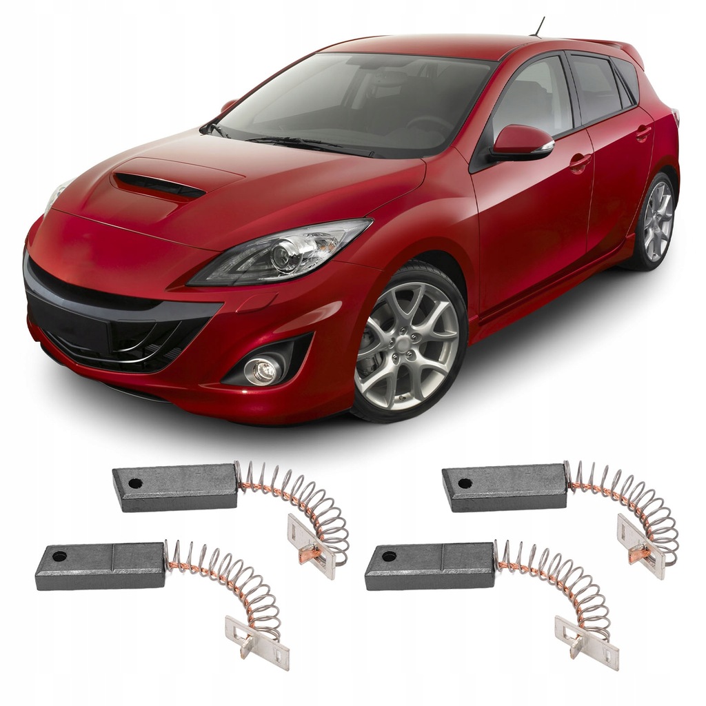 фото №12, 4szt щетки генератор a647x50170 mitsubishi