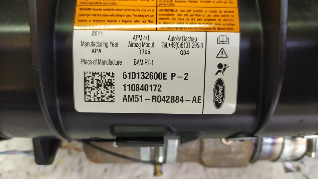 фото №3, Ford c-max mk2 подушка пассажира am51-r042b84-ae