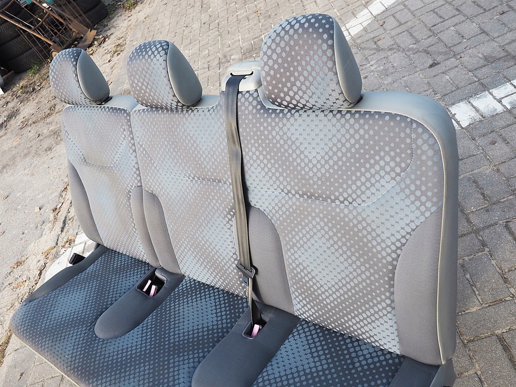 фото №11, Trafic ii vivaro заднее сиденье сиденья лавка 2 ряд bardzo ładne