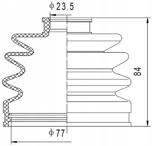 фото №1, Захист шарнір зовнішнього mazda demio 1998-