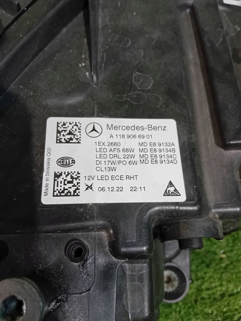 Фара левый правый перед mercedes cla w188 multibeam комплект nr.909 с Разборки