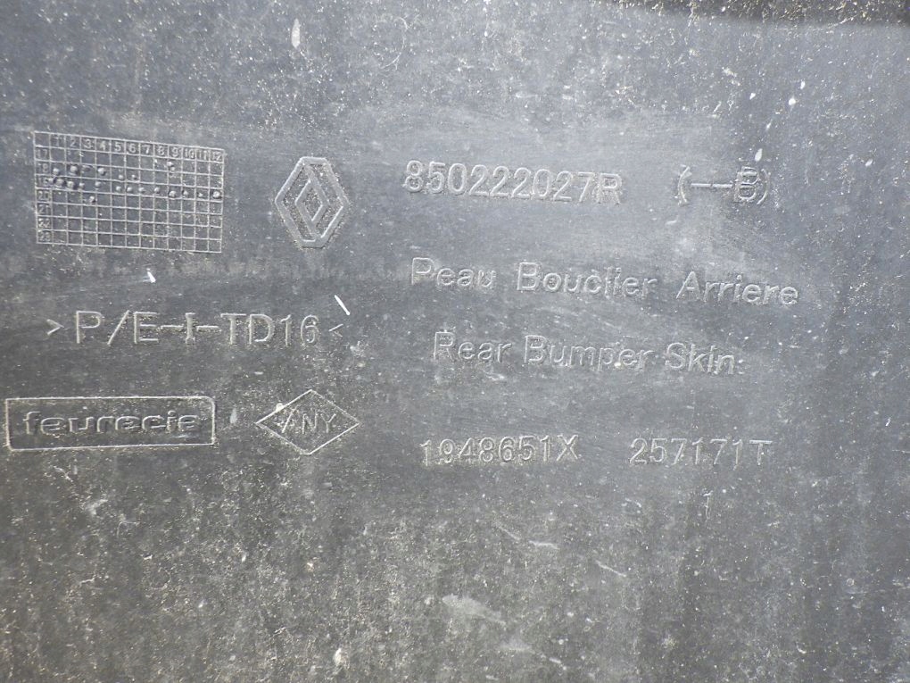 фото №8, Dacia duster 2 ii 17- бампер задній