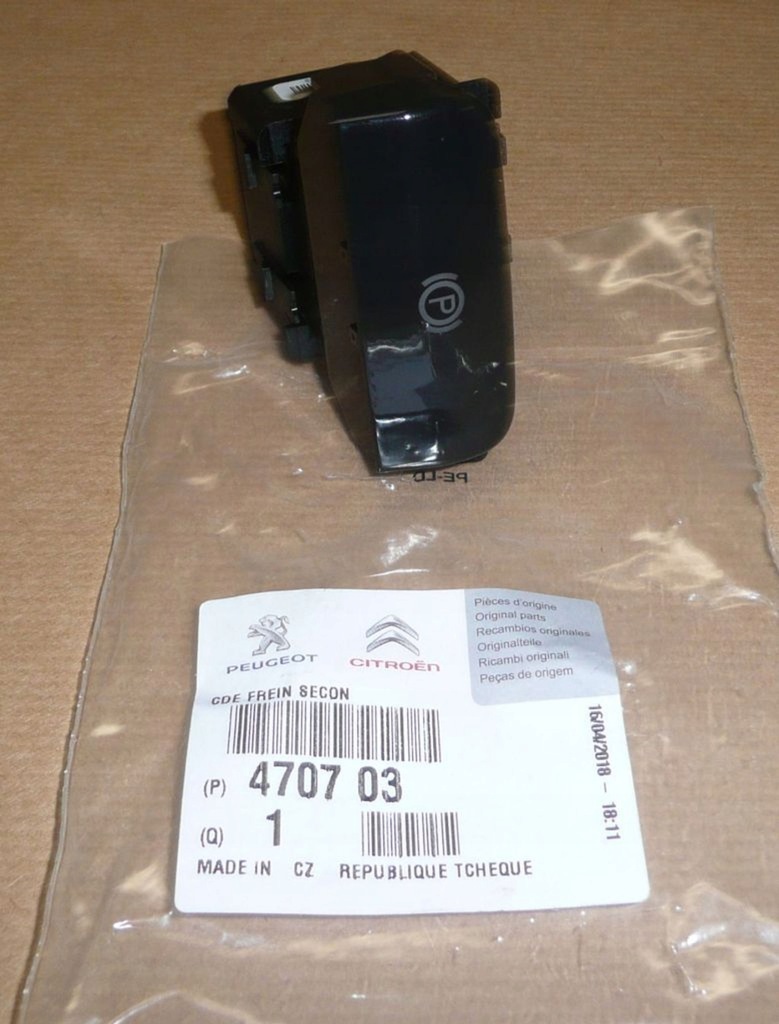 фото №1, Кнопка тормоза ручного c c4,c4 picasso, ds4 4707.03
