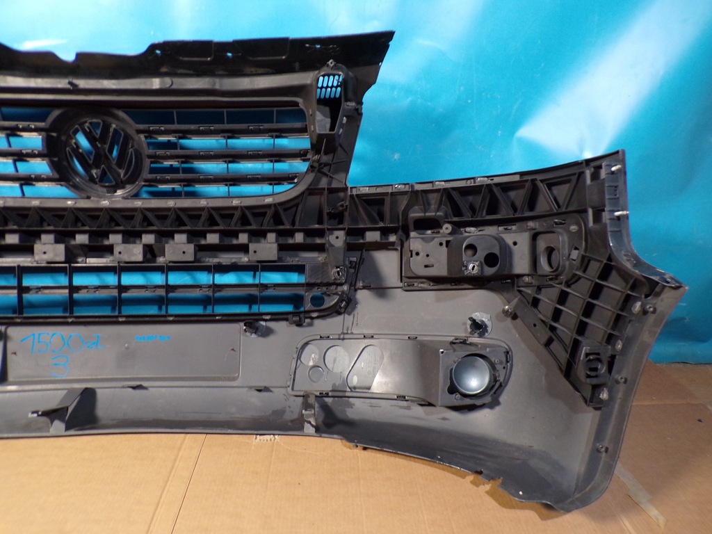 фото №15, Vw transporter t5 multivan caravelle бампер передний перед kompletny szary