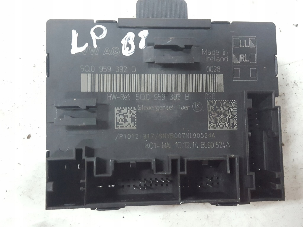 фото №1, Passat b8 14-18r модуль блок керування двері 5q0959392d