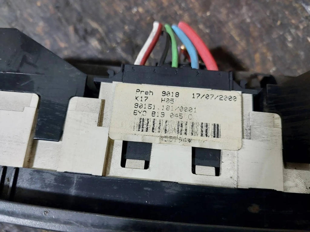 фото №11, Панель обдув skoda fabia mk1 6y 6y0819045c 901511810001