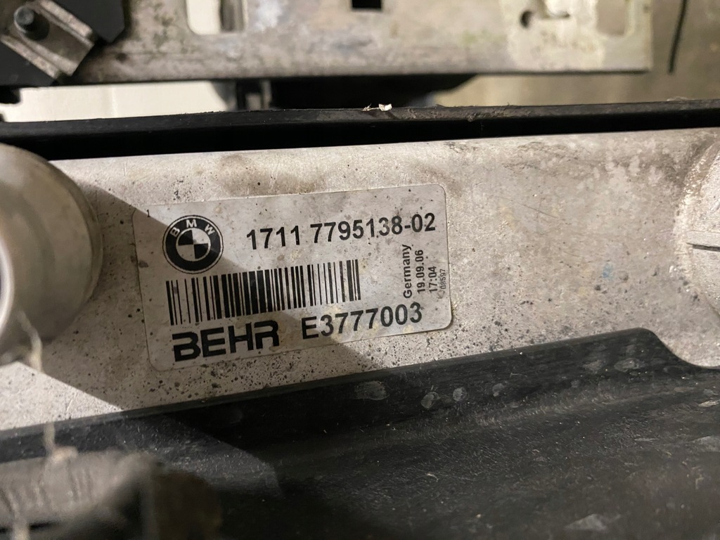 фото №9, Pas передний bmw e65 730d lift 3.0d радиатор вентилятор комплект