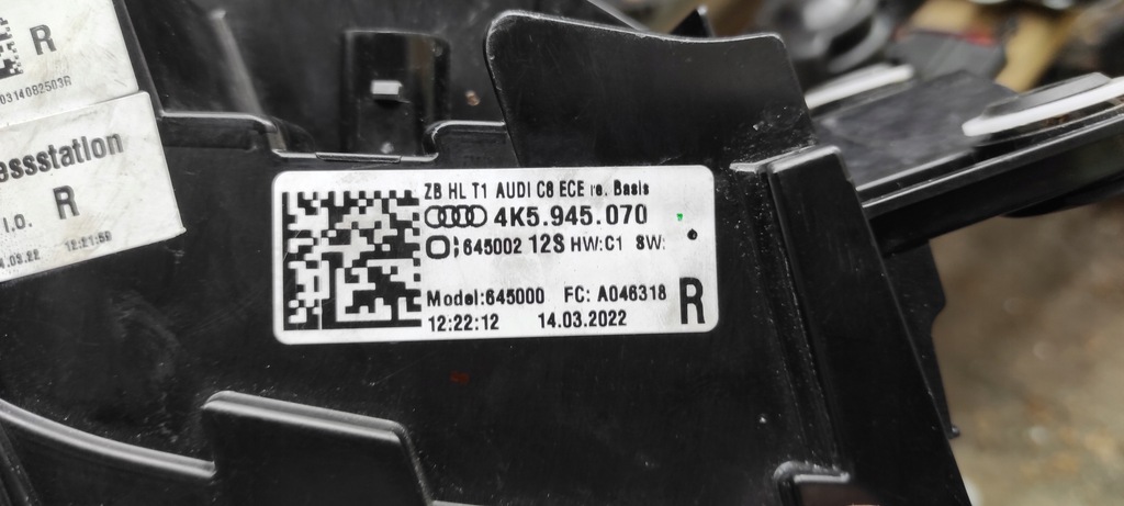 фото №7, Лампа задня права led oryg audi a6 c8 4k5 4k5945070