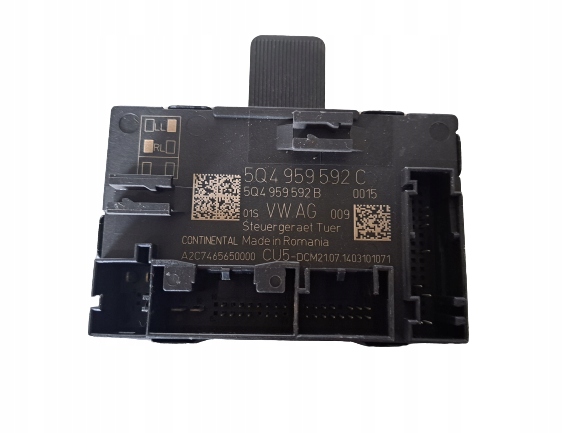фото №1, Vw golf vii 7 блок управления модуль дверь 5q4959592c