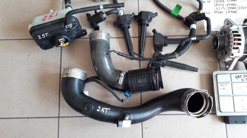 фото №6, Hyundai genesis g80 ii 2021- 2.5t генератор компресор waz шланг труба