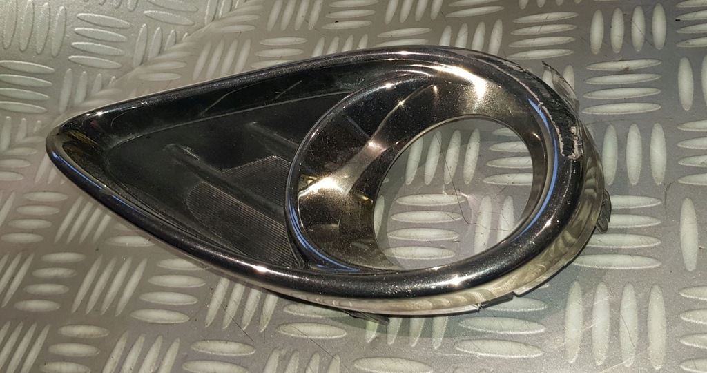 фото №7, Infiniti fx ii qx70 решётка бампера рамка хром противотуманной фары правая перед 12r