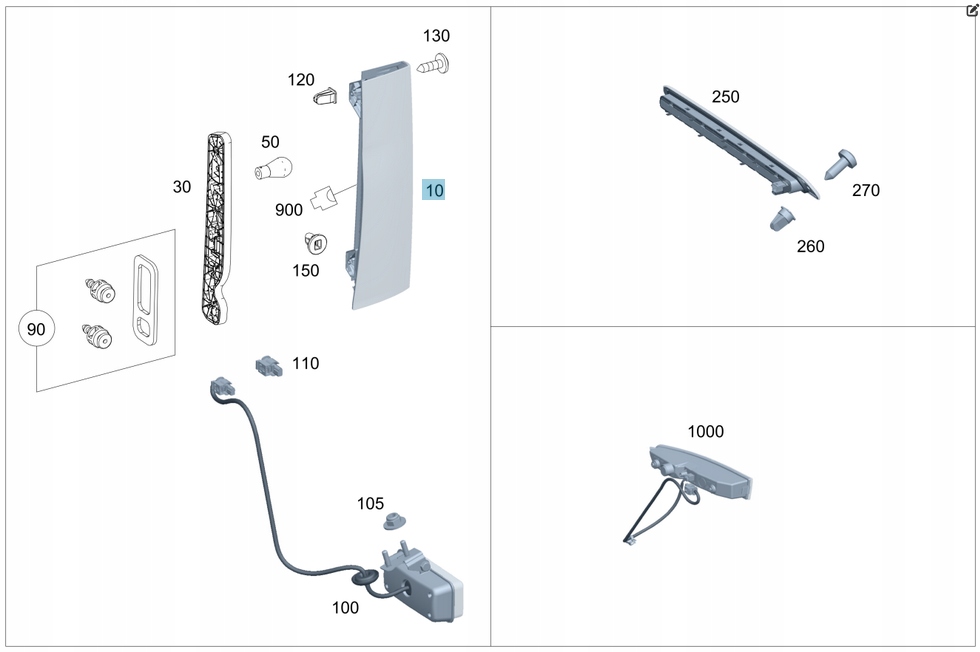 фото №3, Лампа задняя правая mercedes sprinter 907 910