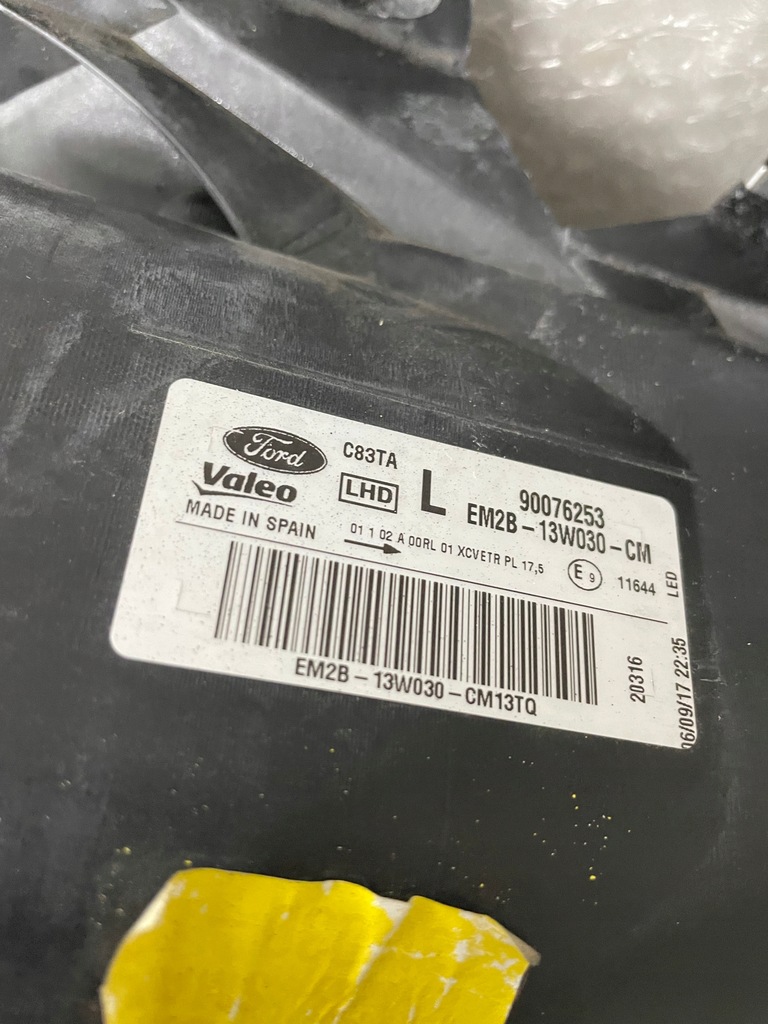 фото №10, Лампа ліва перед передня ford s-max mk2 full led