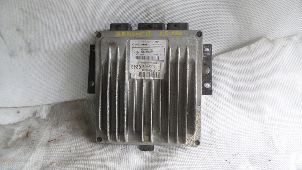 фото №3, Бортовий комп'ютер двигуна renault 8200911560 8200909666 1.5